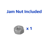 30-M16D100M-1 MODULAR SOLUTIONS FOOT PAD - 100MM X M16 - METAL CLAD NBR ANTI-SLIP PAD